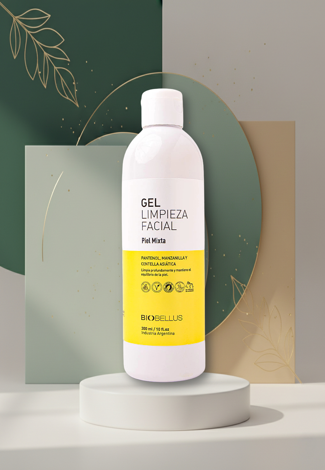 gel limpiador suave para piel mixta